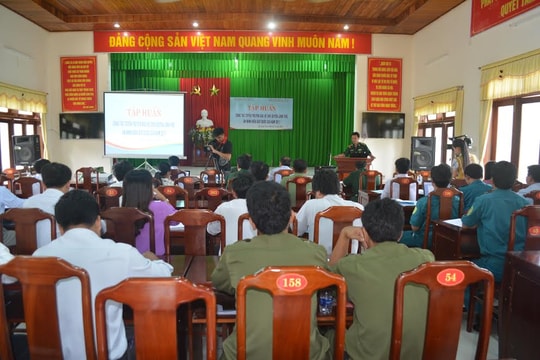 Tập huấn công tác tuyên truyền bảo vệ chủ quyền lãnh thổ, an ninh biên giới quốc gia