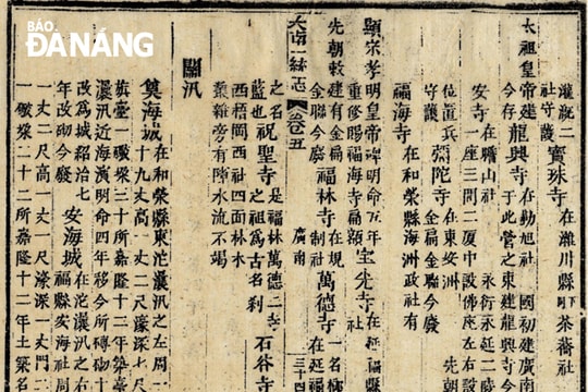 Thành Điện Hải qua Mộc bản triều Nguyễn