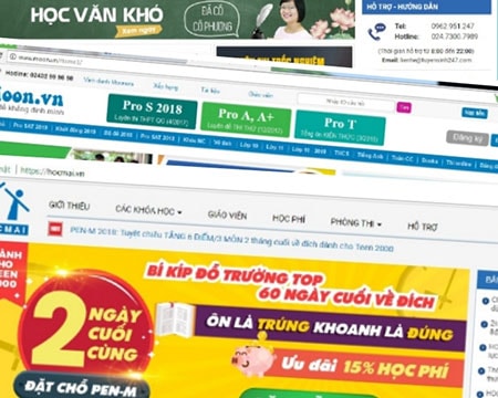 Luyện thi trên mạng