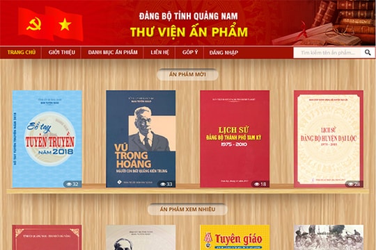 Số hóa ấn phẩm về đất và người xứ Quảng