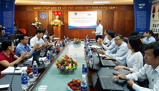 Giao lưu trực tuyến về chính sách bảo hiểm xã hội trên Báo Quảng Nam điện tử