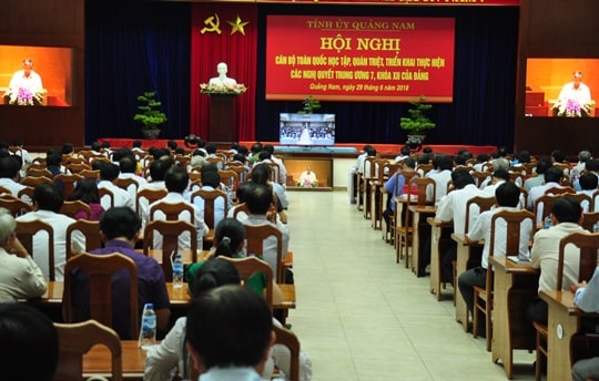 Trung ương tổ chức hội nghị học tập, quán triệt, triển khai thực hiện Nghị quyết Trung ương 7 (khóa XII)