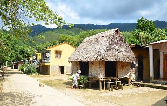 Ấm cúng ngôi nhà Cơ Tu