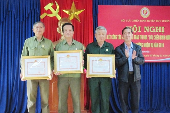 Hội viên cựu chiến binh huyện Duy Xuyên hiến 17.700m2 đất xây dựng hạ tầng nông thôn