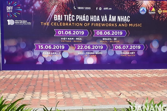 Từ 13-5 đến 14-7 Cảng Sông Hàn chuyên dùng cho Lễ hội pháo hoa quốc tế Đà Nẵng 2019