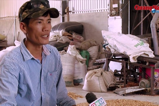 Máy rang đậu phộng của anh Thủy Châu Phát