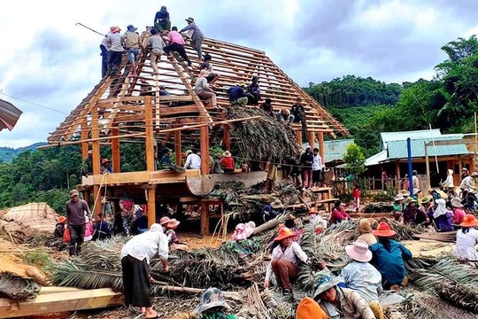 Cả làng dựng gươl