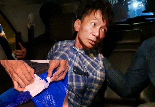 Tạm giữ 2 đối tượng mua bán 1 bánh heroin