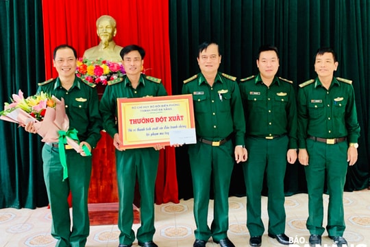 Khen thưởng Đồn Biên phòng  Hải Vân và Đồn Biên phòng Phú Lộc phá thành công chuyên án ma túy