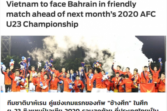 Báo Thái Lan ngầm cảm ơn U23 Việt Nam trước giải U23 châu Á