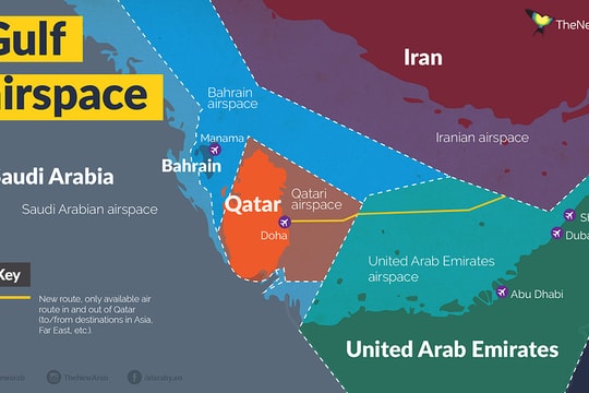 Mỹ ban bố lệnh cấm bay khẩn cấp trên không phận Iran, Iraq và Vịnh Ba Tư