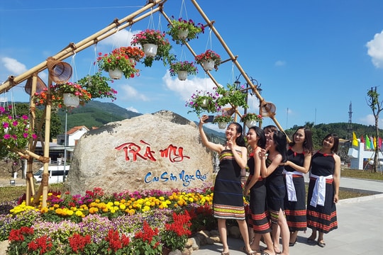 Xuân về trên phố núi