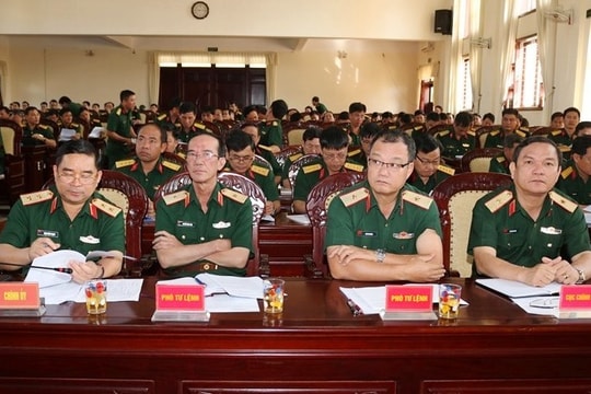 Tổ chức lễ giao nhận quân đảm bảo trang nghiêm, nhanh gọn, an toàn