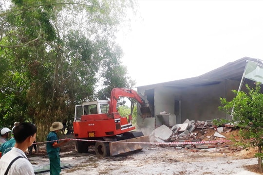 Tam Kỳ kiên quyết cưỡng chế vi phạm trật tự xây dựng