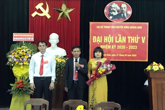 Trung tâm Khuyến nông tổ chức Đại hội chi bộ lần thứ V