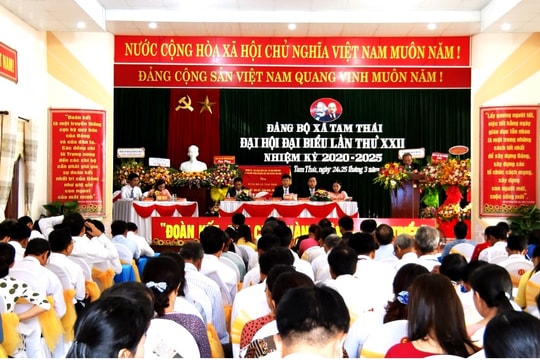 Đảng bộ xã Tam Thái, Duy Trinh, Tam Anh Bắc tổ chức đại hội
