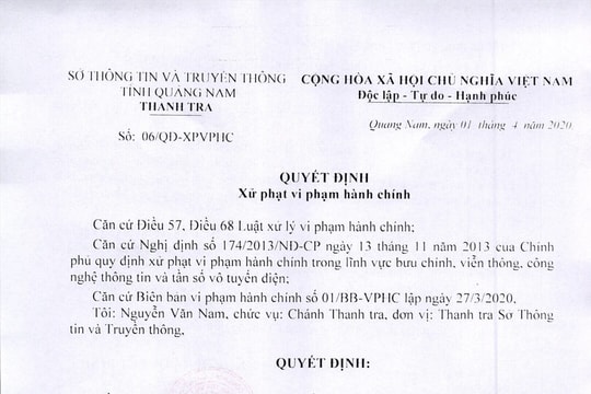 Thêm người bị phạt 12,5 triệu đồng vì tung tin đồn thất thiệt trên mạng xã hội