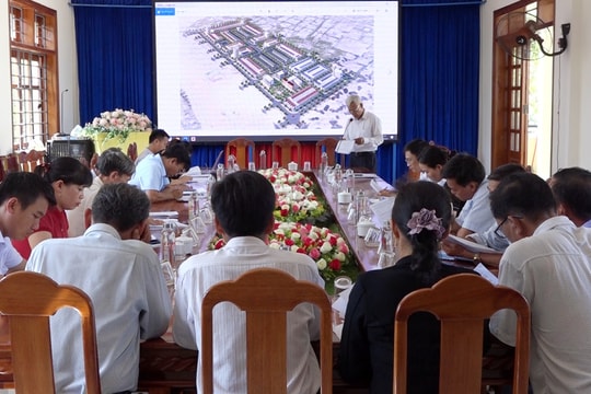 Công bố quy hoạch khu tái định cư trung tâm xã Bình Dương (giai đoạn 2)