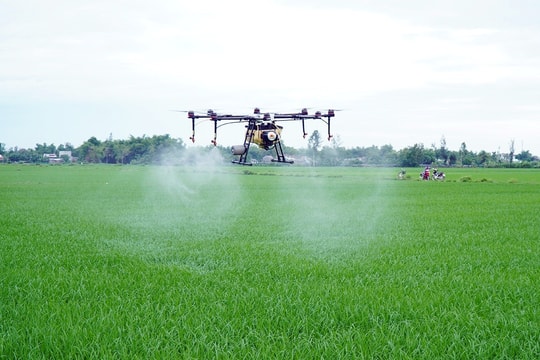 Trình diễn máy bay phun thuốc bảo vệ thực vật