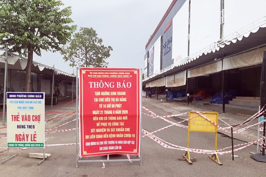 Siết chặt các biện pháp phòng, ngừa Covid-19 ở các chợ