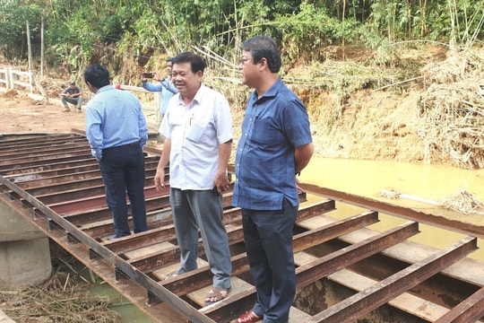 Sở GTVT kiến nghị bố trí 71,5 tỷ đồng khắc phục hậu quả lũ lụt