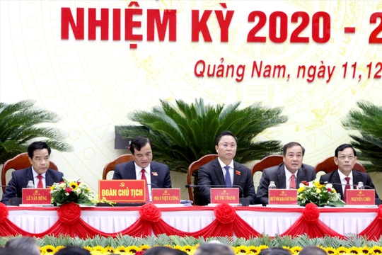 Danh sách Thường trực Tỉnh ủy và Ủy viên Ban Thường vụ Tỉnh ủy Quảng Nam khóa XXII (nhiệm kỳ 2020-2025)