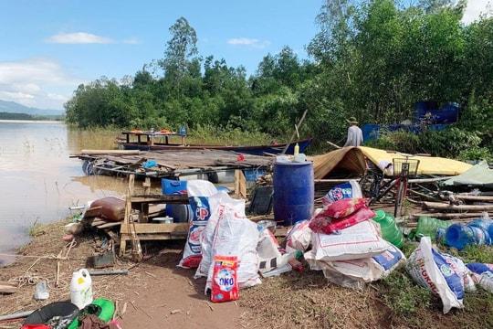 Nuôi cá lồng bè hồ Khe Tân: Trắng tay sau bão