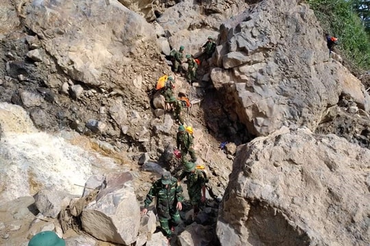 Tạm dừng tìm kiếm nạn nhân mất tích ở xã Phước Lộc