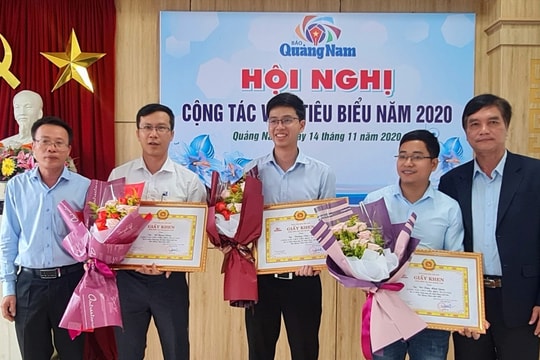 Báo Quảng Nam tổ chức hội nghị cộng tác viên tiêu biểu năm 2020 (clip)