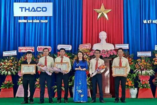 Trường Cao đẳng Thaco khai giảng năm học 2020 - 2021