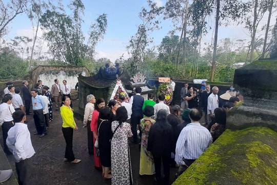 Đại Lộc tổ chức đón nhận Bằng di tích lịch sử cấp tỉnh Mộ Thượng thư Nguyễn Tường Vân