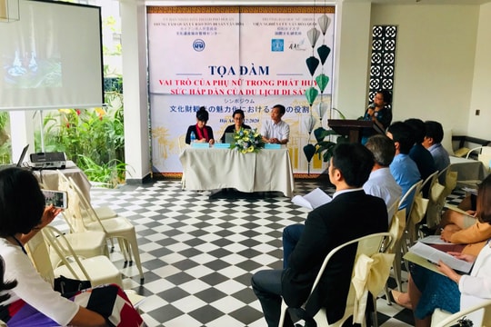 Vai trò phụ nữ trong phát huy sức hấp dẫn của du lịch di sản