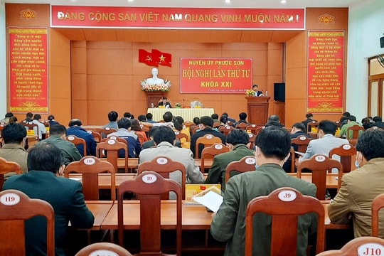 Phước Sơn tập trung khắc phục hậu quả thiên tai, ổn định đời sống nhân dân