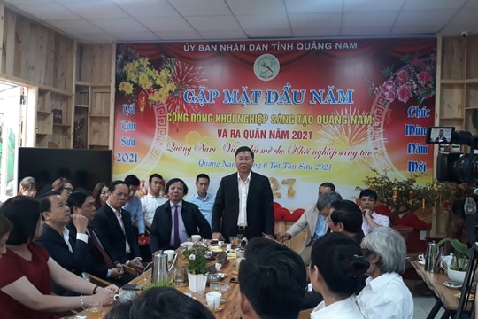 Chủ tịch UBND tỉnh Lê Trí Thanh gặp mặt cộng đồng khởi nghiệp - sáng tạo đầu Xuân Tân Sửu