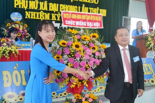 Đại hội đại biểu Phụ nữ xã Đại Phong nhiệm kỳ 2021 - 2026