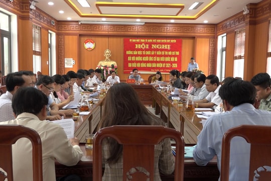 Duy Xuyên hướng dẫn lấy ý kiến cử tri nơi cư trú đối với người ứng cử đại biểu Quốc hội và HĐND