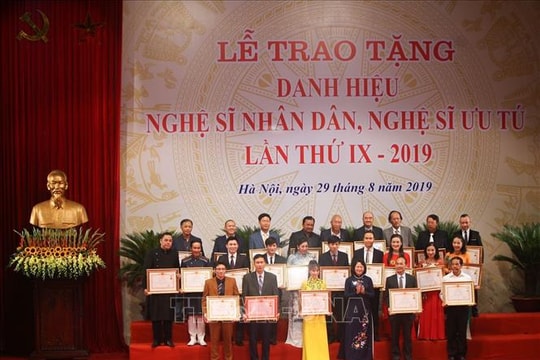 Bổ sung điều kiện, tiêu chuẩn xét tặng danh hiệu Nghệ sĩ nhân dân, Nghệ sĩ ưu tú