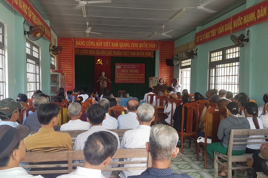 100% cử tri nơi cư trú đồng ý giới thiệu ông Dương Văn Phước ứng cử đại biểu Quốc hội khóa XV