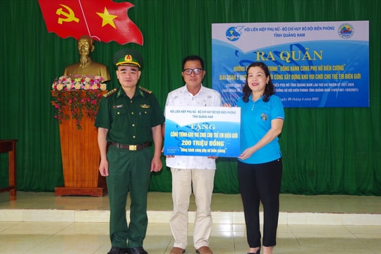 Hưởng ứng chương trình “Đồng hành cùng phụ nữ biên cương” giai đoạn 2