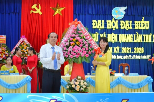 Đại hội đại biểu Phụ nữ xã Điện Quang nhiệm kỳ 2021 - 2026