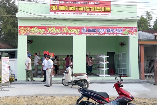 Thăng Bình phấn đấu có 4 điểm bán hàng và trưng bày sản phẩm OCOP