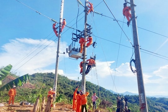 Hơn 8 tỷ đồng xây dựng trạm biến áp trung gian Chà Vàl