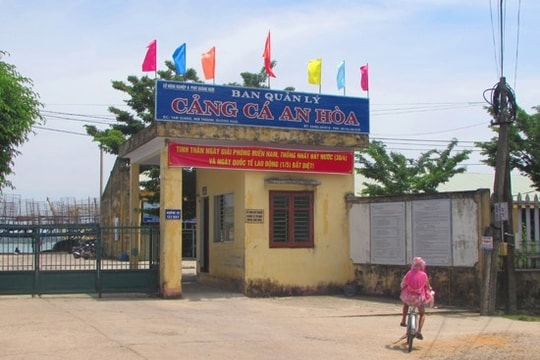 Cảng cá An Hòa siết chặt biện pháp phòng chống dịch Covid-19