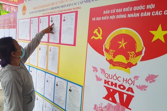 Bắc Trà My công bố kết quả bầu cử đại biểu HĐND huyện nhiệm kỳ 2021 - 2026