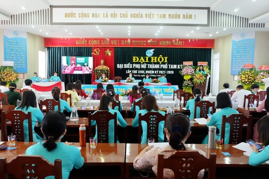 Đại hội đại biểu Phụ nữ TP.Tam Kỳ nhiệm kỳ 2021 - 2026