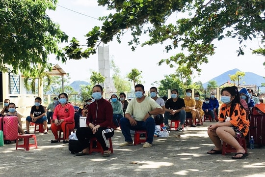 Nông Sơn, Tiên Phước tiếp tục đón công dân về quê