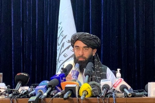 Taliban lần đầu họp báo sau khi giành chính quyền, cam kết nhiều đổi mới cho Afghanistan