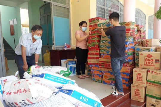 Cựu chiến binh Quế Sơn, Thăng Bình hỗ trợ Đà Nẵng hơn 9 tấn lương thực, thực phẩm