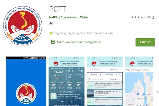 Cài đặt và đẩy mạnh tuyên truyền ứng dụng "PCTT" trên điện thoại thông minh