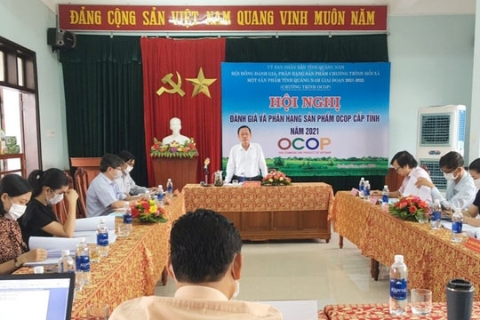 35 sản phẩm tham gia đánh giá, phân hạng OCOP cấp tỉnh đợt 1 năm 2021